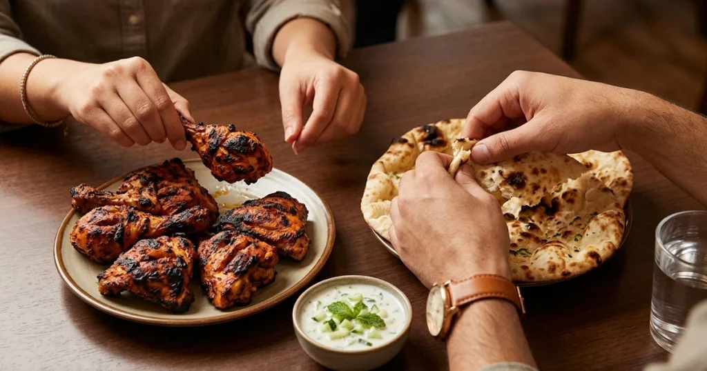 Tandoori Chicken by the Piece in Sunnyvale: Choosing 4, 6, 8, 12 or 16 Pieces at Desi Dhaba